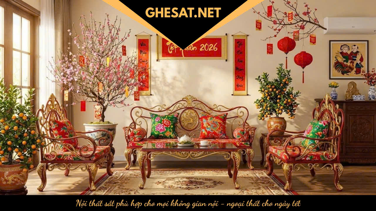 Chào xuân 2026 - Nội thất sắt bền vững cùng Trung Hiếu Decor