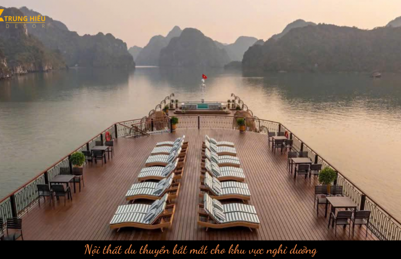 Thi công nội thất du thuyền sang trọng, đậm chất “đại dương”