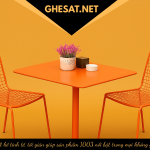 Bộ bàn ghế sắt 1003