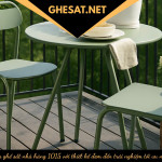 Bộ bàn ghế sắt 1015
