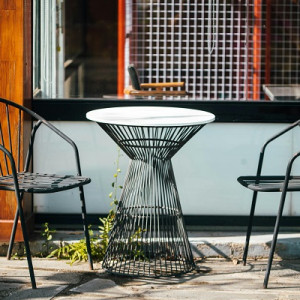 Top 7 bộ bàn ghế sắt cafe mang phong cách châu Âu