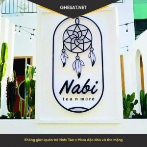 Tận hưởng khung cảnh thơ mộng với nội thất Trung Hiếu Decor tại NaBi Tea n More